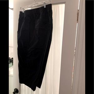 Lane Bryant Capris, Two Button Fly, Black, Size 20